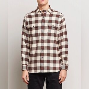 NWT- Polo by Ralph Lauren, Classic Fit Checked Twill Workshirt, Size M